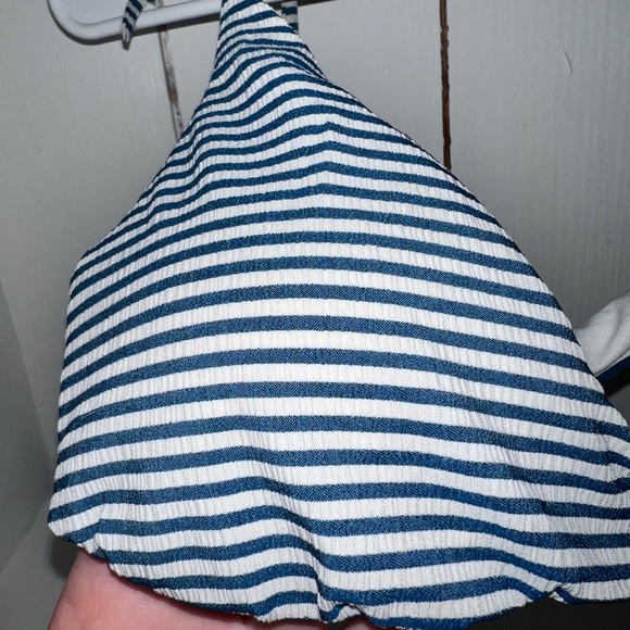 Billabong blue striped bathing suit top - Picture 2 of 3